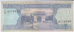 Afganisztán 2 afghani  2002 F