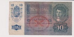 Osztrák-Magyar 10 korona 1915  F