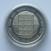 Metal Art / Magyar Pénzverő - Boldog új évet 1996 - EZÜST (31.60 gr) - 42,5 mm-es - RITKA