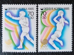 KS84 /  Dél-Korea 1985 Olimpia bélyegsor postatiszta