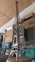 Eiffel torony 1.55 méter !  fém szerelő játék és egyben lakberendezési kellék Mutatós darab !