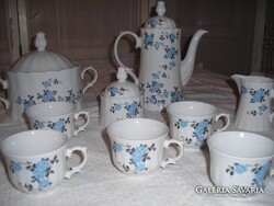 KÉSZLET -11 db - 1980 év - PORCELÁN - BAVARIA - KANNA -1, 5 l - TÁL - 2,5 l - 2,5 dl csésze stb