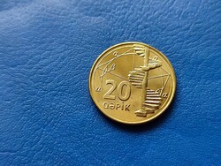 AZERBAJDZSÁN 20 QAPIK 2005 LÉPCSŐ! UNC! RITKA!