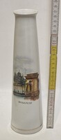 Aquincumi "Budapest" látképes porcelán váza (3821)