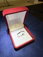 14K white gold S1 brilliant stone