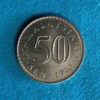 Malaysia - 50 sen - 1973 coin - UNC