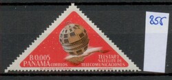 Panama 1964 - Telstar 1 műhold, háromszög alakú bélyeg