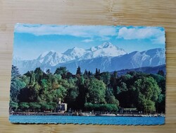 Switzerland, Geneva, Lake Geneva, Mont Blanc in the background, 4810 m, used