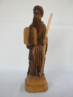 Moses Carved Wooden Sculpture