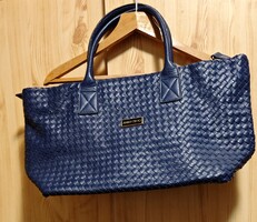 Amerikában vásárolt Jimmy Choo Szilva kék nagyméretű kézi táska különlegesség