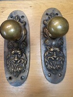 Antique Solid Copper Lion Door Handle Door Pull Handle