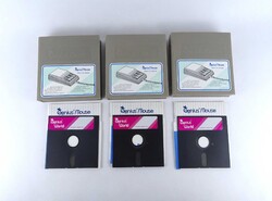 2A229 Retro GENIUS GM-6 egerek ÜRES dobozai hozzá tartozó telepítő lemezekkel 3 darab