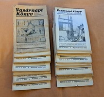 Vasárnapi könyv. 1927 !  Két köteg ! 2 x 26 db = 52 db !