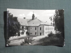 Képeslap,Miskolc,Hermann Ottó múzeum látkép,részlet 1960-