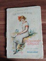Tutsek Anna: Aranyfátyol, Százszorszép könyvek, Tutsek Anna, kiadva: 1930. december 10.