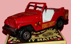 Régi még Francia gyártmányú MAJORETTE 1 :46 JEEP fém kisautó képek szerint ( NAGY MÉRET- KING SIZE )