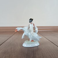 Régi Herendi porcelán Ludas Matyi figura