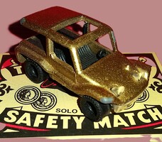 Régi magyar trafikáru 1:75 méretarányú fém kisautó BUGGY MODEL képek szerint