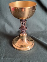 Muharos Lajos bronz kehely 21,5 cm (F0060)