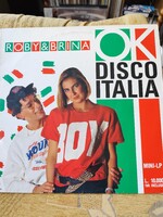 ROBY AND BRINA. OK. DISCO ITALIA.  MAXI SINGLE ,1987