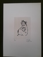 Varga Ferenc ( Feri Varga ) lithográfia, 1933. SPANYOLORSZÁG