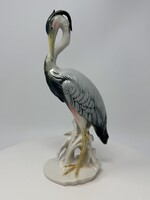 Karl Ens Germany német porcelán kócsag madár figura (24cm) RZ