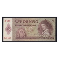 Magyarország,5 pengő 1939 UNC