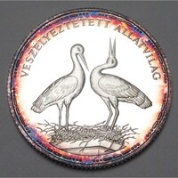 Magyarország,200 forint 1992 PP - Veszélyeztetett állatvilág aUNC+ ezüst 10g500