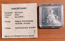 500 Forint (2002) – Kempelen Farkas Sakkautomatája