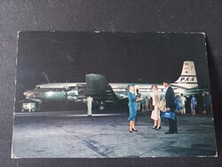 Régi képeslap - Pan America Super-7 Clippers Douglas DC -7C