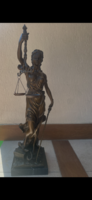 Justitia szobor 70cm Bronz!!