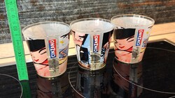 Limitált kiadású ritka  Cinzano pohár  2008 Selvyn Senatori Design  darabra