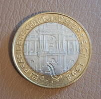 Ausztria 50 schilling, 1998 - Osztrák EU Elnökség - Emlékérme