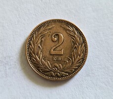 2 Fillér 1909 KB.