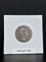 20 Krajcár 1856 B Ferencz József ( Ezüst )