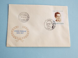 FDC (C9) - 1980. Erdei Ferenc - (Kat.: 150.-)