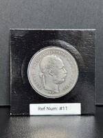 1 Forint / Florin K.B Ferencz József 1880 ( Ezüst )