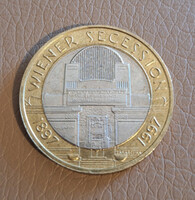 Ausztria 50 schilling, 1997 - Bécsi szecesszió - Emlékérme