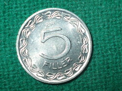5 Fillér 1971 ! Csak 100.000 db. készült ! Nem Volt Forgalomban ! Verdefényes !