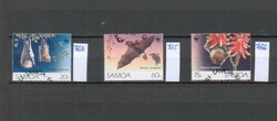Szamoa 1993 WWF Denevérek- 3 bélyeg