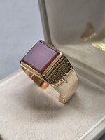 Régi 14 K arany köves gyűrű 6,52 g