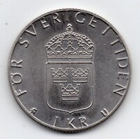 Svédország 1 svéd Korona, 1984, aUNC