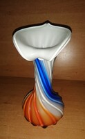 Muranoi üveg kála váza - 18 cm  (8/d)