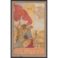 Olaszország,Velence - VIII. Velencei Biennále 1909 - Reklám litográfia