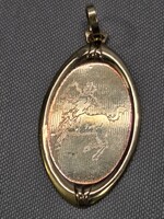 14 K arany horoszkóp medál "nyilas" 1 g