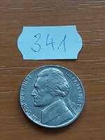USA 5 CENT 1981 / P, Thomas Jefferson, Réz-nikkel 341.