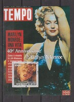 Emlékív,  blokkbélyeg 2003 Benin - Marilyn Monroe