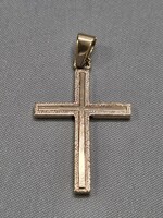 14 K arany kereszt, feszület medál 4,14 g