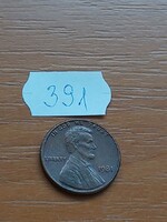 USA 1 CENT 1981  Abraham Lincoln,  Réz-cink  391.