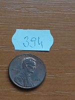 USA 1 CENT 1984  Abraham Lincoln, Réz-Cink 394.